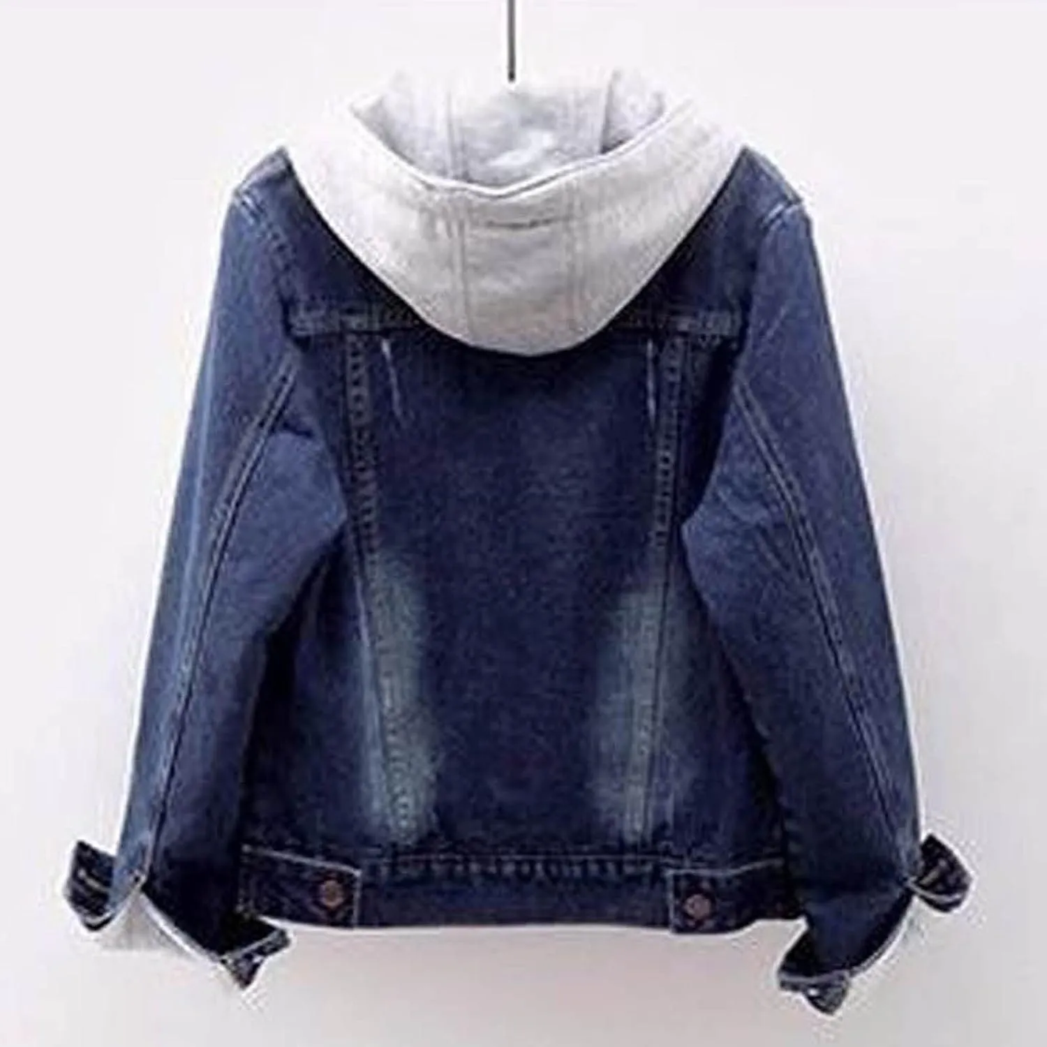 Women's Winter Denim Jackets Faux Fur Lined Warm Coats Sherpa Fur Fleece Lined Thicken Denim Jean Trucker Jacket Coat