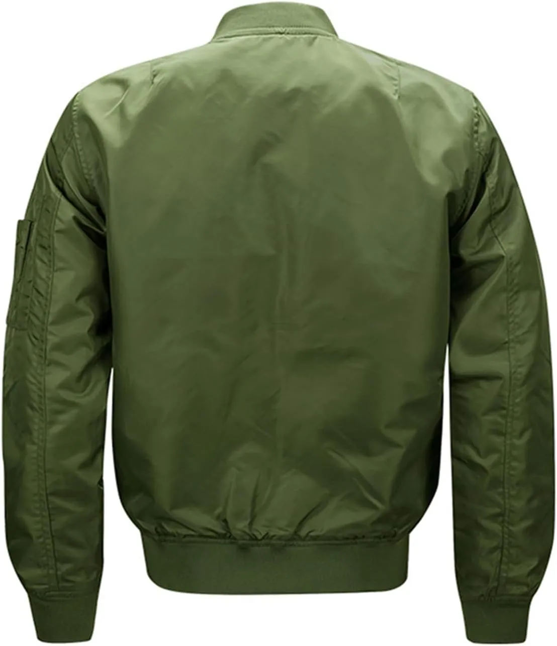 XIAXOGOOL Men's Varsity Jackets Plus Size Bomber Jacket Stand Collar Zip Up Diamond Quilted Jacket Winter Windbreaker Coat