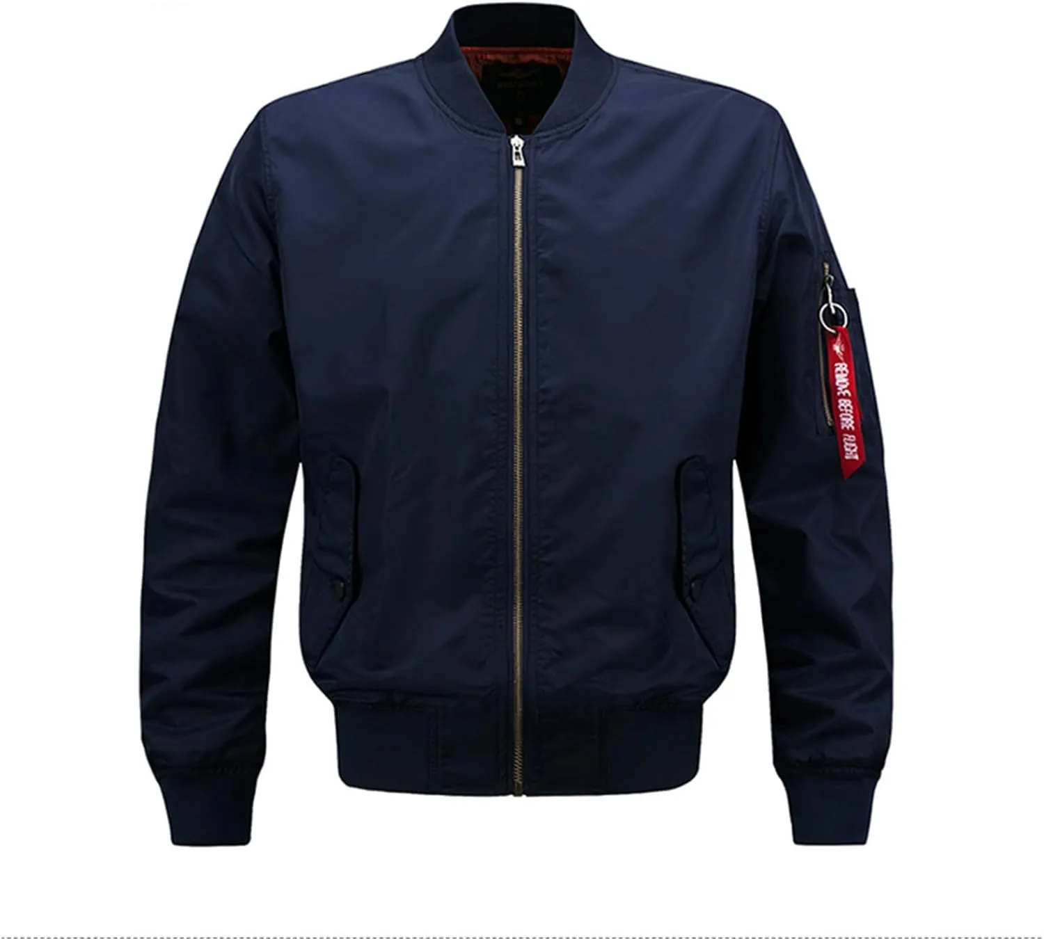XIAXOGOOL Men's Varsity Jackets Plus Size Bomber Jacket Stand Collar Zip Up Diamond Quilted Jacket Winter Windbreaker Coat