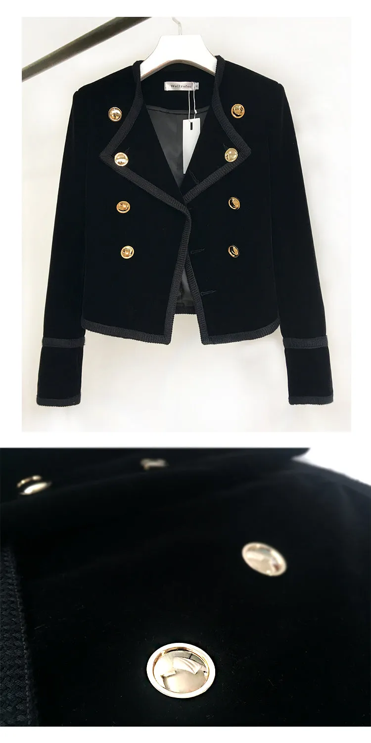 Yara Notched Collar Blazer