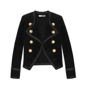Yara Notched Collar Blazer