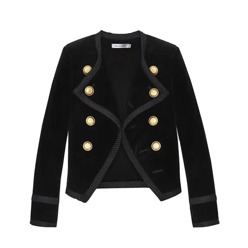 Yara Notched Collar Blazer