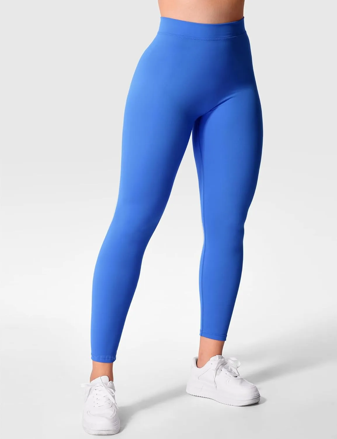 YEOREO Gym Leggings for Women V Back Workout Leggings Scrunch Butt Lifting Leggings for Women High Waist Yoga Pants Daze