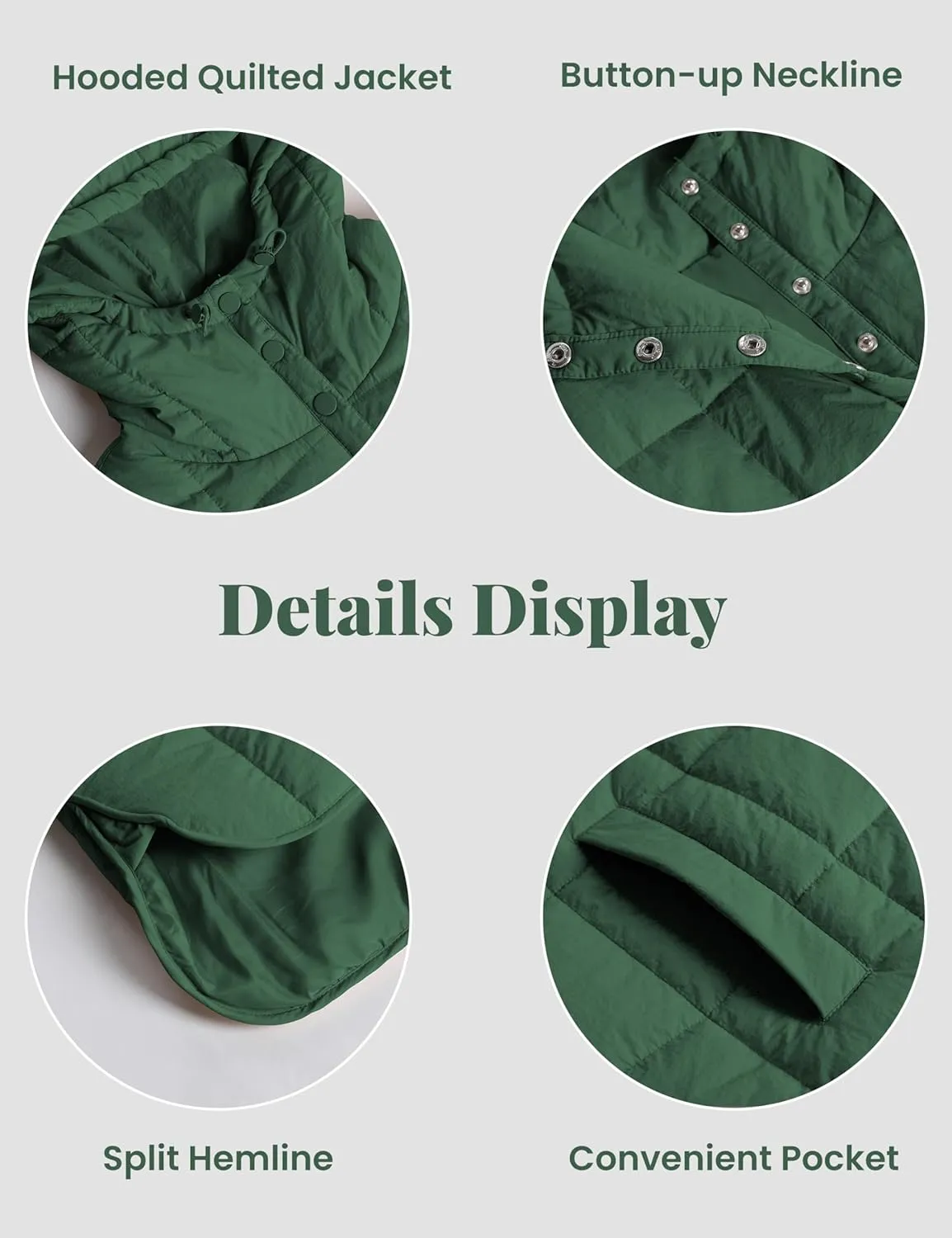 Yidarer Women's Oversized Pullover Puffer Vest Sleeveless Lightweight Warm Quilted Hooded Coat