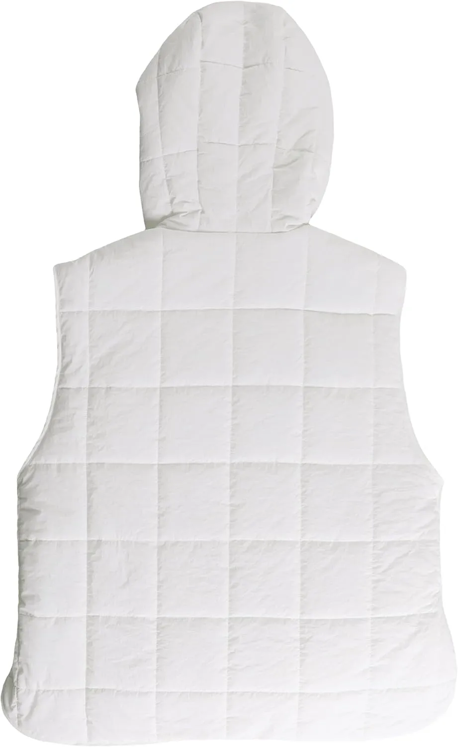 Yidarer Women's Oversized Pullover Puffer Vest Sleeveless Lightweight Warm Quilted Hooded Coat