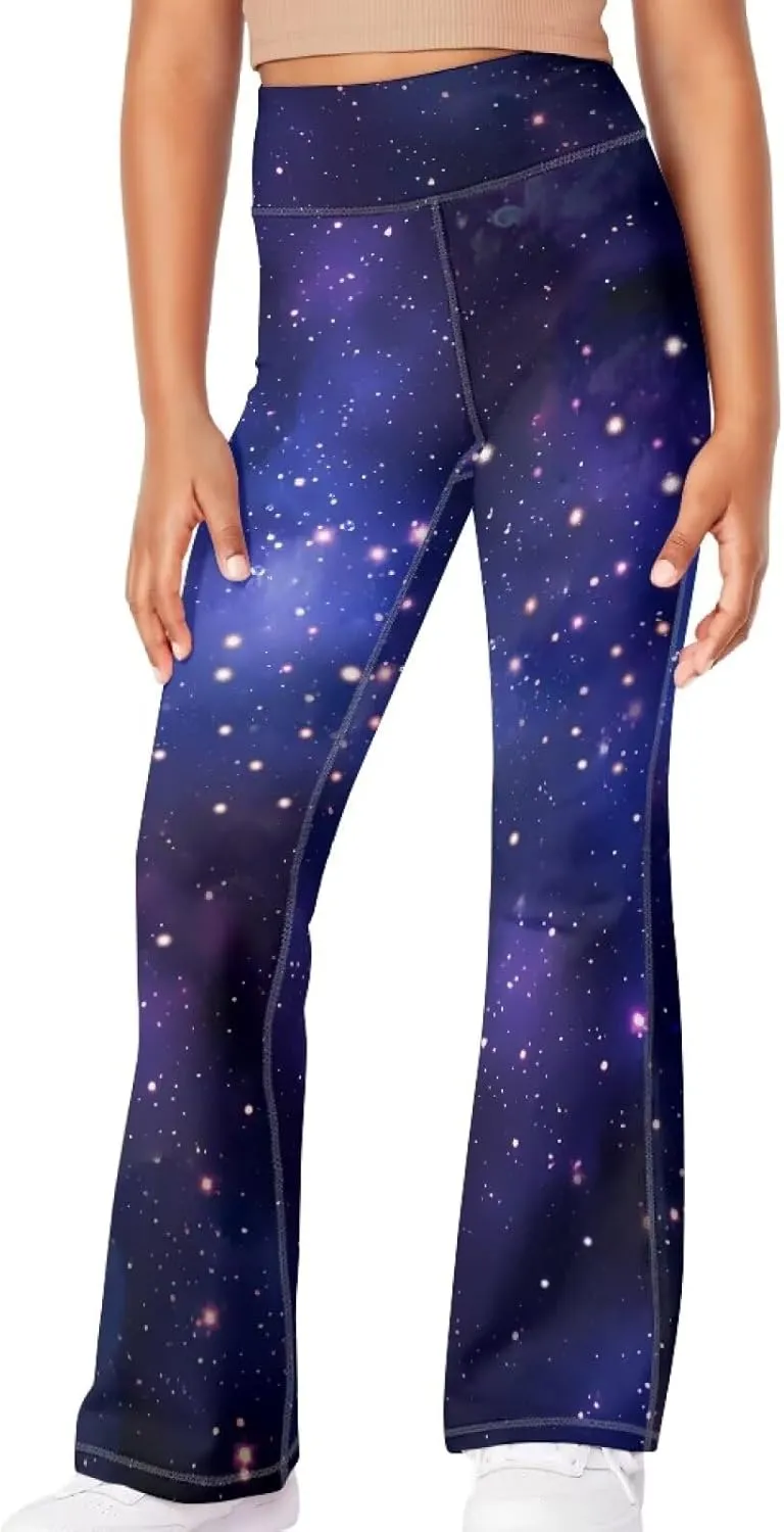 Ystardream Girls' Activewear Leggings Cute Flare Leggings for Girls Casual