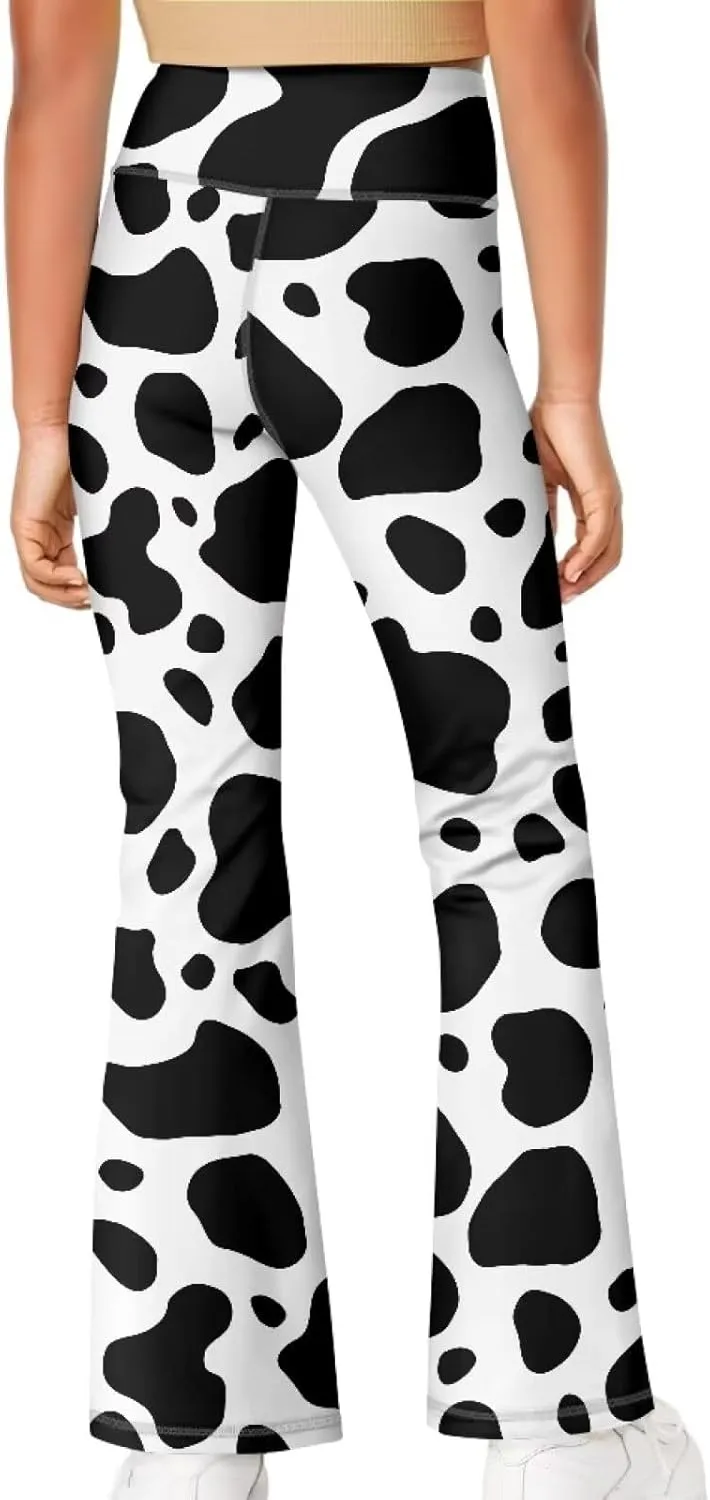 Ystardream Girls' Activewear Leggings Cute Flare Leggings for Girls Casual