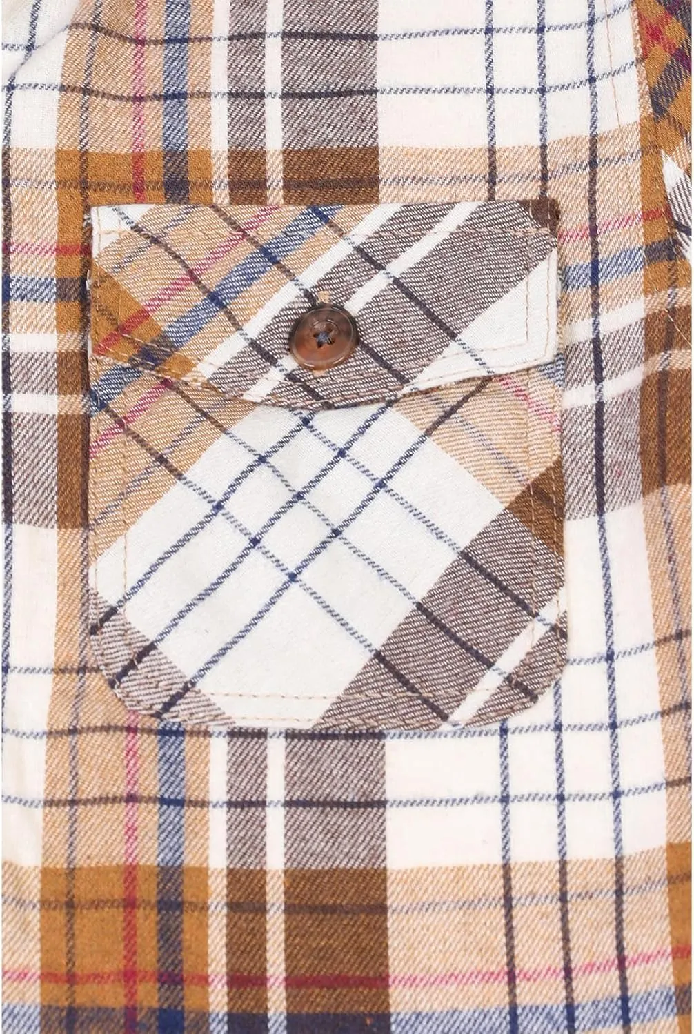 ZENTHACE Girls Sherpa Lined Full Zip Up Plaid Flannel Shirt Fuzzy Hooded Flannel Jacket with Hand Pockets