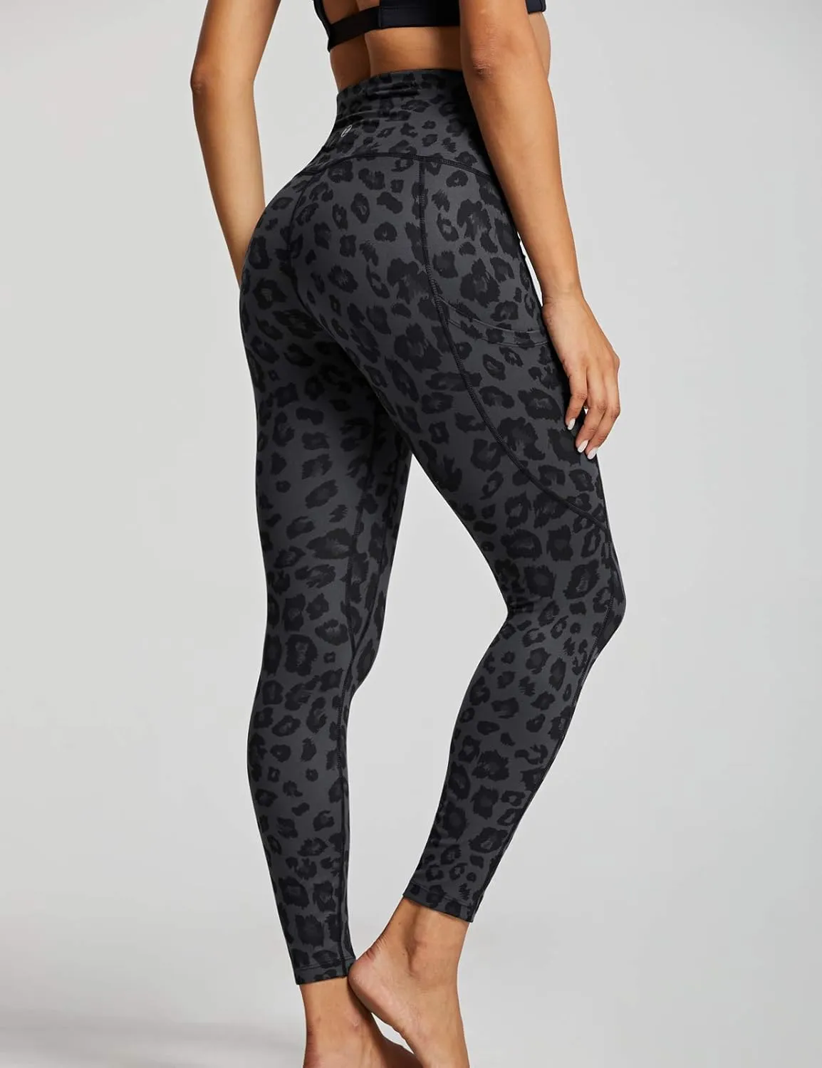 ZUTY 7/8 Workout Leggings for Women High Waisted Leggings with Pockets Squat Proof Yoga Ankle Leggings Plus Size 25"